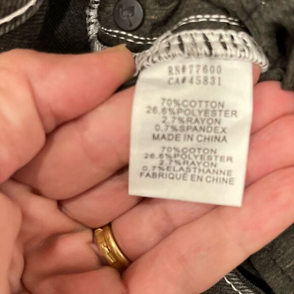 Sandrine Rose X Free People Gray Polka Dot Skinny Jeans.Size 27 - Picture 13 of 14